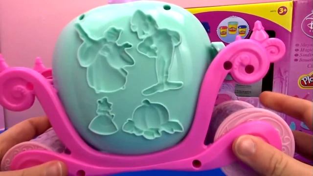 Набор для лепки волшебная карета золушки от Play-Doh pаспаковка смотреть онлайн