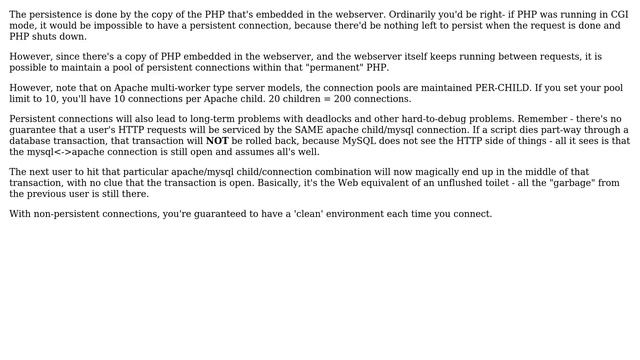 PHP MySQL connection persistence (2 Solutions!!) смотреть онлайн