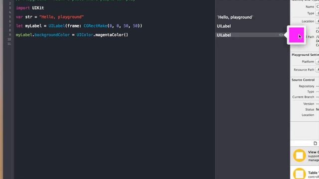 Swift Tutorial: Colors in Playground смотреть онлайн