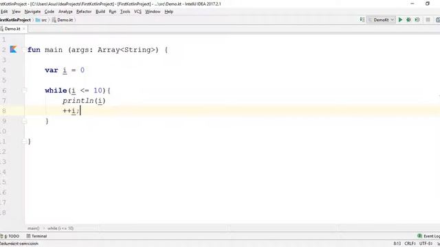 Kotlin for Beginners 15 - While Loop смотреть онлайн