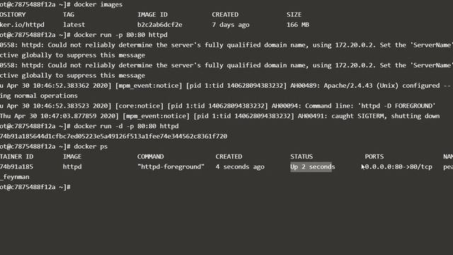 One2Five: Run httpd container in CentOS смотреть онлайн