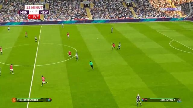 Man United vs Newcastle United | Carabao Cup 2023 | Live Football | Pes 21 Gameplay смотреть онлайн