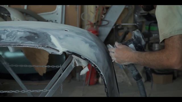 Подготовка автомобиля и покраска. VW POLO. смотреть онлайн