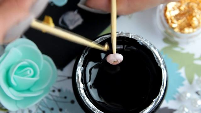 Candy Ball Flowers Nail Art | Gel Nail Bubble Rose Tutorial Step by Step смотреть онлайн