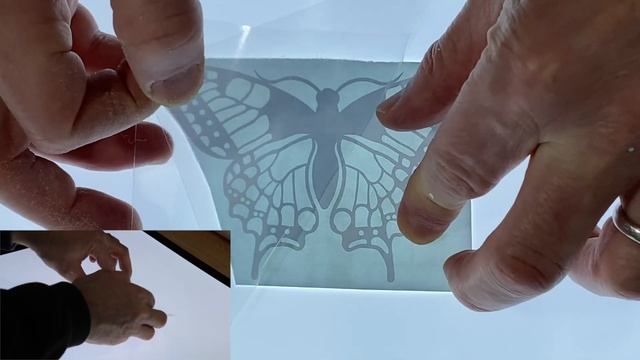 Butterfly Decal WEED, adding a reflective vinyl backing. смотреть онлайн