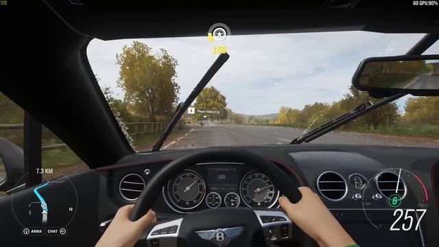 Forza Horizon 4 - 2013 Bentley Continental GT Speed - Car Show Speed Jump Crash Test . смотреть онлайн