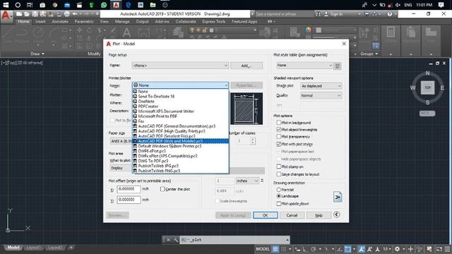video-36 How to Use plotting,print command in AutoCAD 2019 student version смотреть онлайн