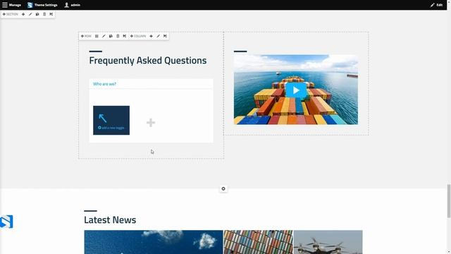 Collapsibles (Accordion) Element Glazed Builder Drupal Tutorial смотреть онлайн