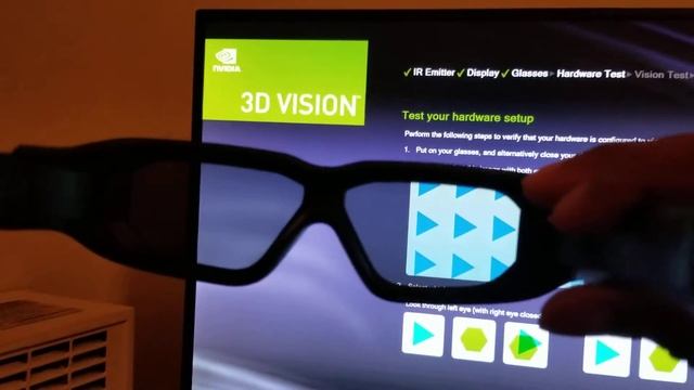 3d vision setup смотреть онлайн