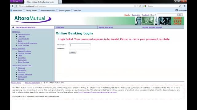 Demo SQL Injection смотреть онлайн