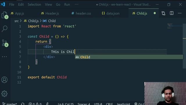 React Props beginner tutorial. Json data array from parent to child component смотреть онлайн