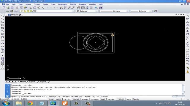 AUTOCAD (WZCAD Tutorial) EJERCICIO NO 8 FUENTES смотреть онлайн