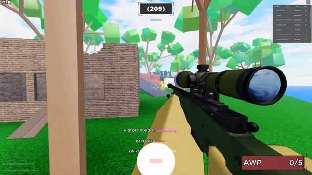 50 Kill Game (Team Deathmatch) | No-Scope Sniping (ROBLOX) смотреть онлайн