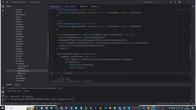 React.js TypeScript TextEditor draft-js смотреть онлайн