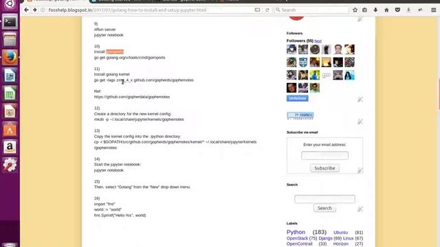How to install Golang Go with Jupyter Notebook смотреть онлайн