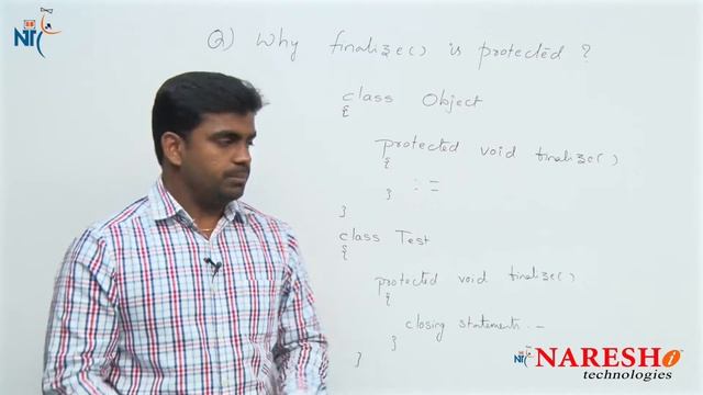 Why finalize method is Protected? | Core Java Interview Questions | Naresh IT смотреть онлайн