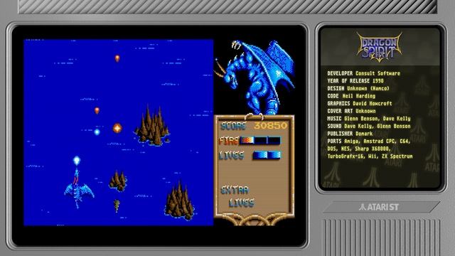 Dragon Spirit - Quick Look - Atari ST смотреть онлайн