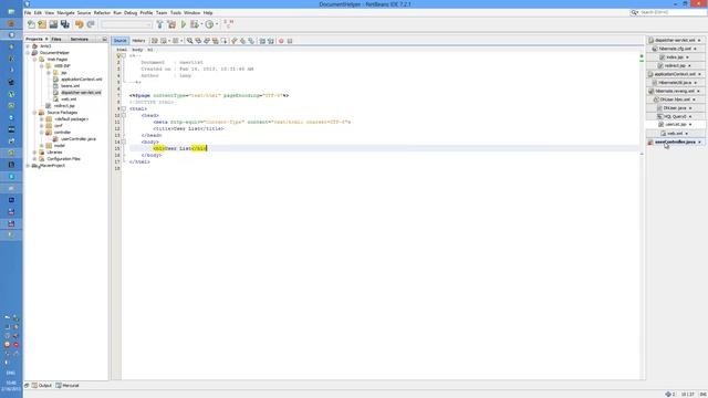 Java EE Netbeans Hibernate SQL Server 2012 Express Tutorial - part 2: Connection and Data fetching смотреть онлайн