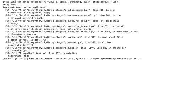 Raspberry Pi: pip install flask not working смотреть онлайн