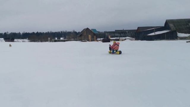 Электрический модуль для снегоката. Вдвоём по насту. смотреть онлайн