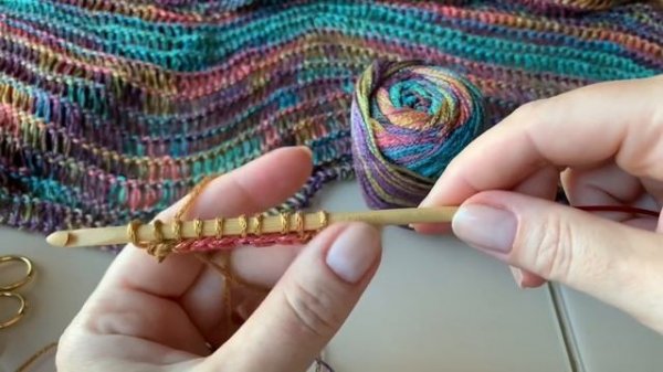 ВЯЖЕМ: ПРОСТО И БЫСТРО:  ТУНИССКИМ КРЮЧКОМ - ЭКСКЛЮЗИВНАЯ ТУНИКА? / TUNISIAN CROCHET LACE TUNIC