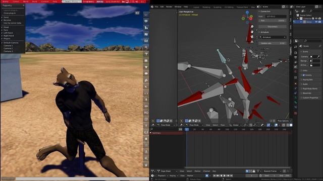Second Life / Blender Puppetry Demo смотреть онлайн