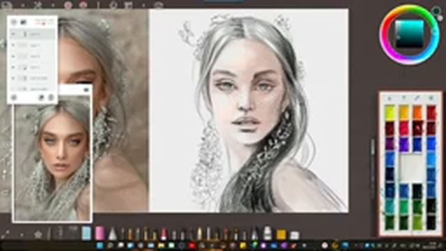 Вечерний СТРИМ 08.01.2022. Как рисовать акварелью в Realistic Paint Studio смотреть онлайн