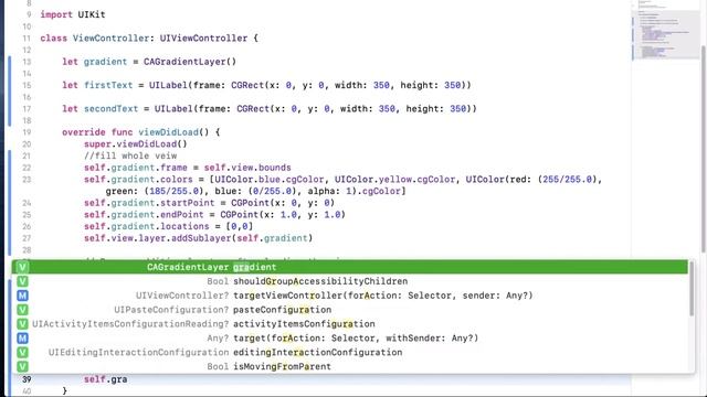 how to create gradient animation in ios | Xcode 11 Swift 5.1 (2019) смотреть онлайн