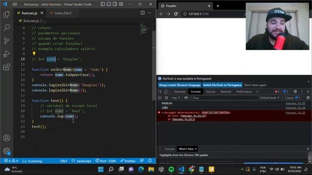 Parte 1 - Aprenda funções do zero no JavaScript смотреть онлайн