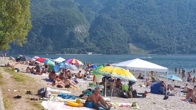 En El Lago Abbadia Lariana Italia