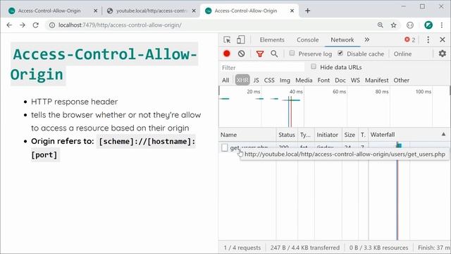Access-Control-Allow-Origin Response Header Explained (CORS) - HTTP/Web Tutorial смотреть онлайн