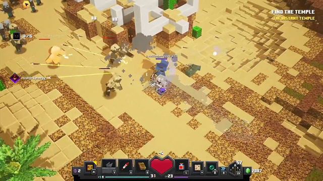 we attempted a boss rush. | Minecraft Dungeons смотреть онлайн