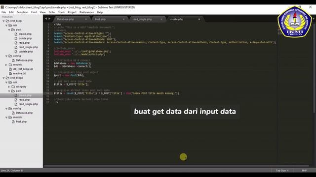 Part 3 | Fitur Create - Praktikum REST Server (API) dengan PHP смотреть онлайн