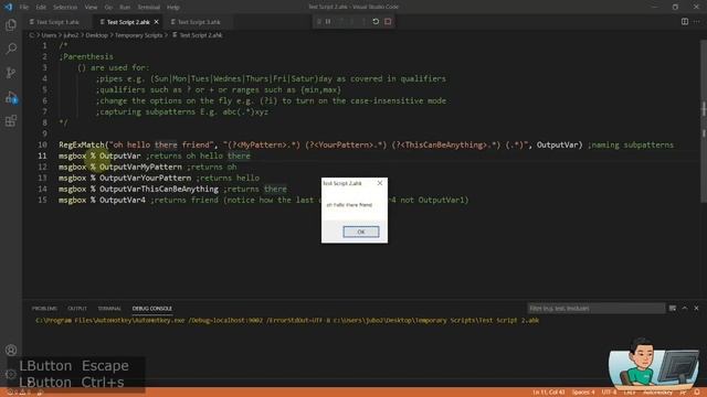[Juho's AutoHotkey Tutorial #13 RegEx] RegEx Pattern Part 5 - Parenthesis смотреть онлайн