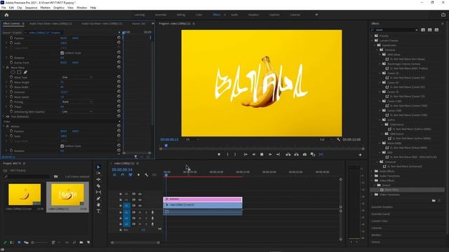Adobe Premiere Pro CC : Stop Motion Sketch Wiggle Text Effect смотреть онлайн