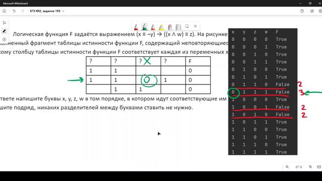 Решение ЕГЭ №2 по информатике | Сборник К. Ю. Полякова №193 смотреть онлайн