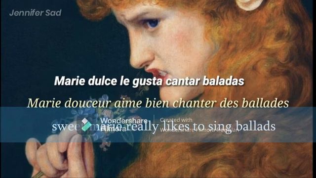Marie LaForet- Marie Douceur, Marie Colere W/LYRICS (English Translation)