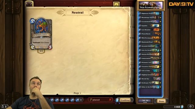 Hearthstone: Boomsday Experimental - Prismatic Lens Aggro Paladin P1 смотреть онлайн