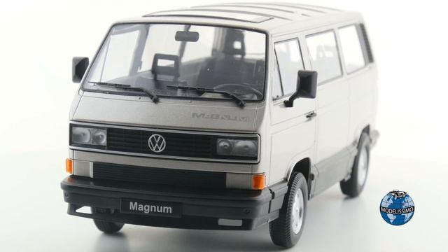 Modelissimo: KK-Scale VW T3 Multivan Magnum 1987 lightgrey-metallic 1/18 смотреть онлайн