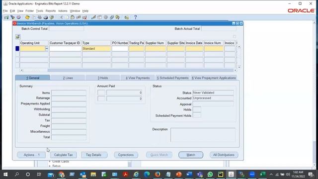 Oracle EBS Accounts Payables Session 1 смотреть онлайн