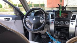 Подключение управляющего провода от сабвуфера в Mitsubishi Pajero Sport 2