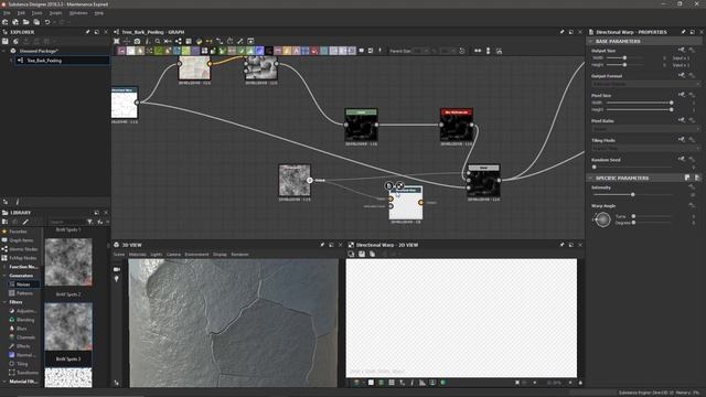 Create a Peeling Tree Bark Texture in Substance Designer from SCRATCH - WMW Episode 5 смотреть онлайн