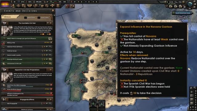 Hearts of Iron IV - La Résistance Tutorial - Spanish Civil War смотреть онлайн
