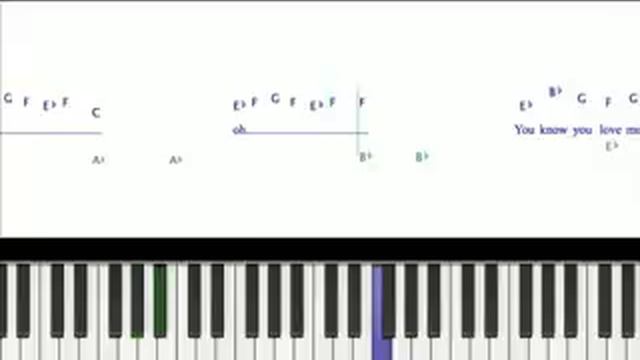 Justin Bieber ft. Ludacris - Baby, piano lesson смотреть онлайн