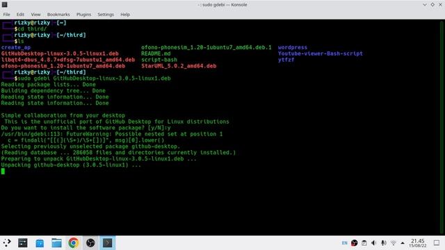 Tutorial Install Aplikasi Github Desktop Di Linux Ubuntu 22.04 смотреть онлайн