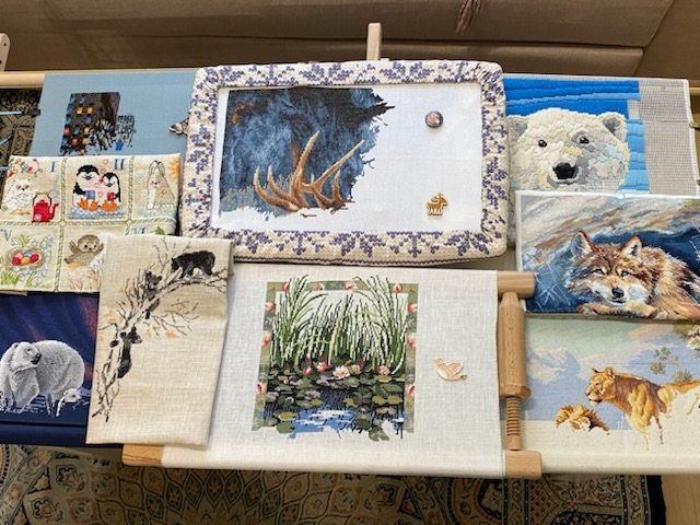 ВСЕ мои начатые вышивки! Текущие процессы и долгострои:) смотреть онлайн