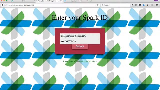 Tropo / Spark integration with Google cloud speech API смотреть онлайн