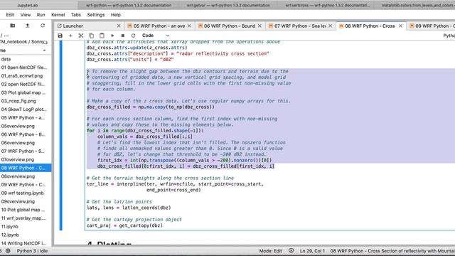 Ep08: WRF Python - Cross Section of reflectivity with mountain height смотреть онлайн