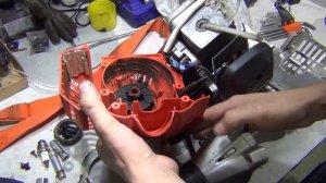 Ремонт стартера триммера