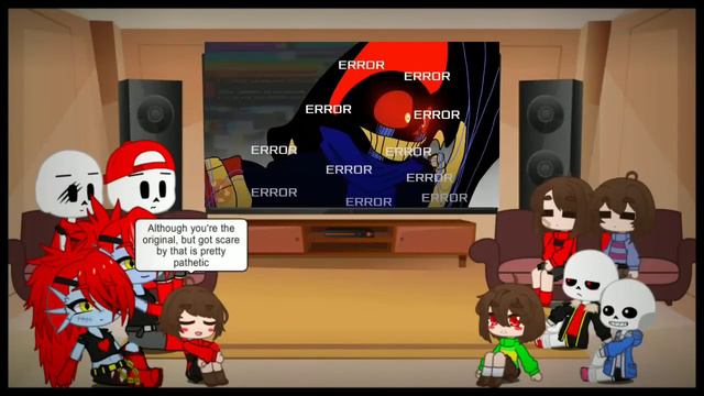 UNDERTALE & UNDERFELL REACT TO ERROR!SANS VS FATAL_ERROR (REQUEST) смотреть онлайн